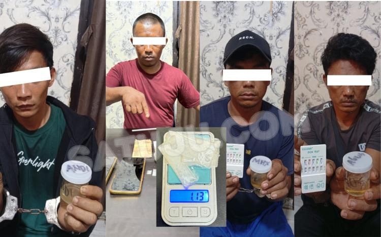 Operasi Antik Lancang Kuning 2026: Polsek Rupat Ringkus 4 Pelaku Narkoba di Pangkalan Nyirih, Bandar Sabu Diburu